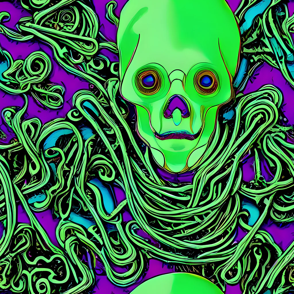 The Ghostly Labyrinth pattern