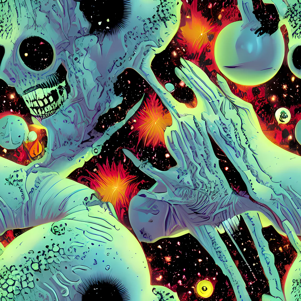 The Galactic Grotesque pattern