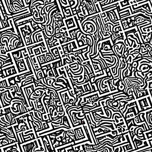 The Monochrome Doodles pattern