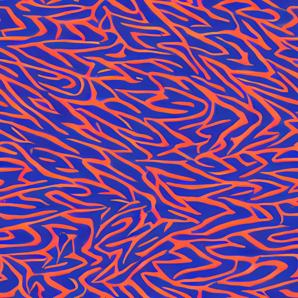The Sapphire Swirl pattern