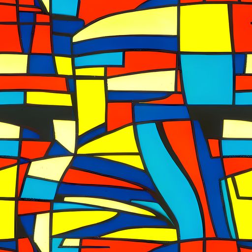 The Neon Fractals pattern
