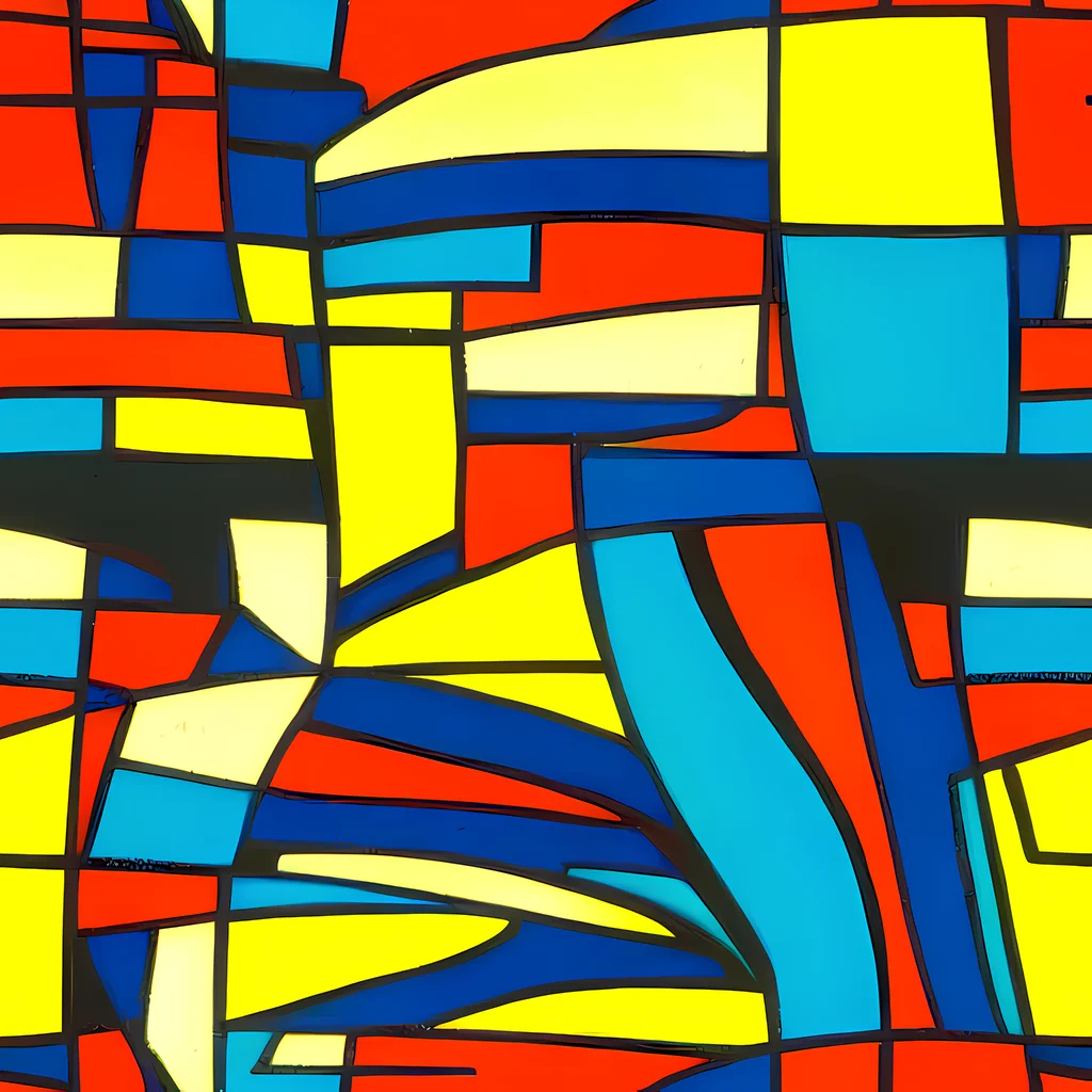 The Neon Fractals pattern