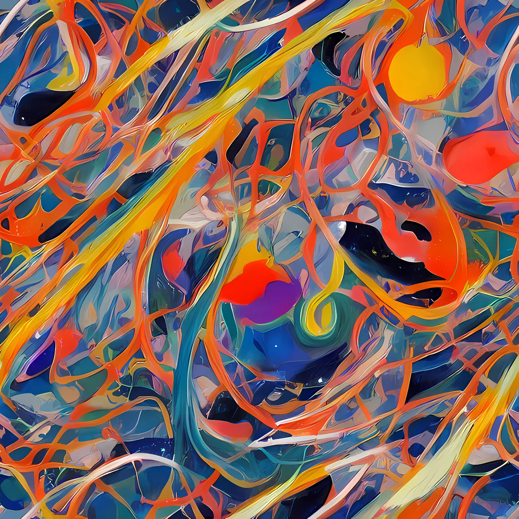 The Vivid Tangle pattern