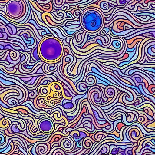 The Chromatic Whirlpool pattern