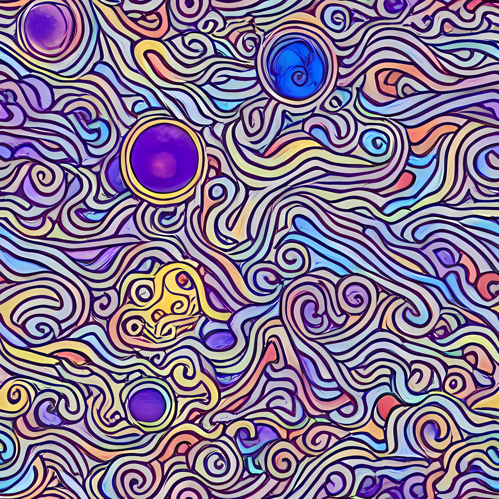The Chromatic Whirlpool pattern