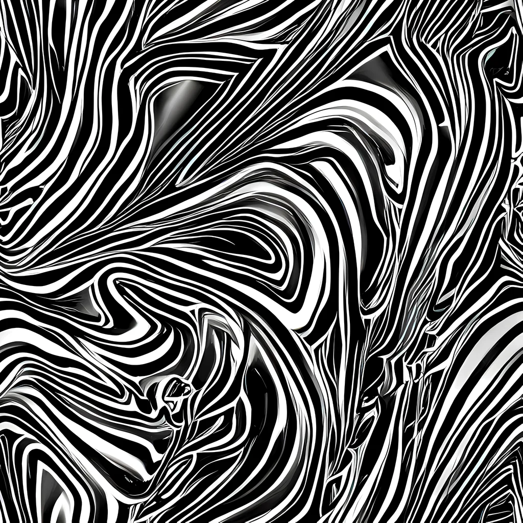 The Monochrome Vortex pattern