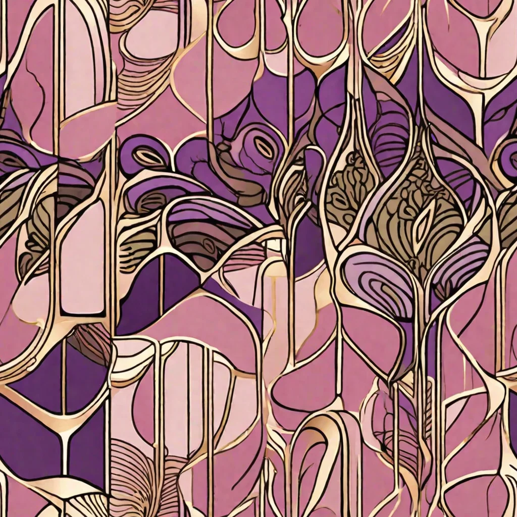 The Mauve Filigree pattern
