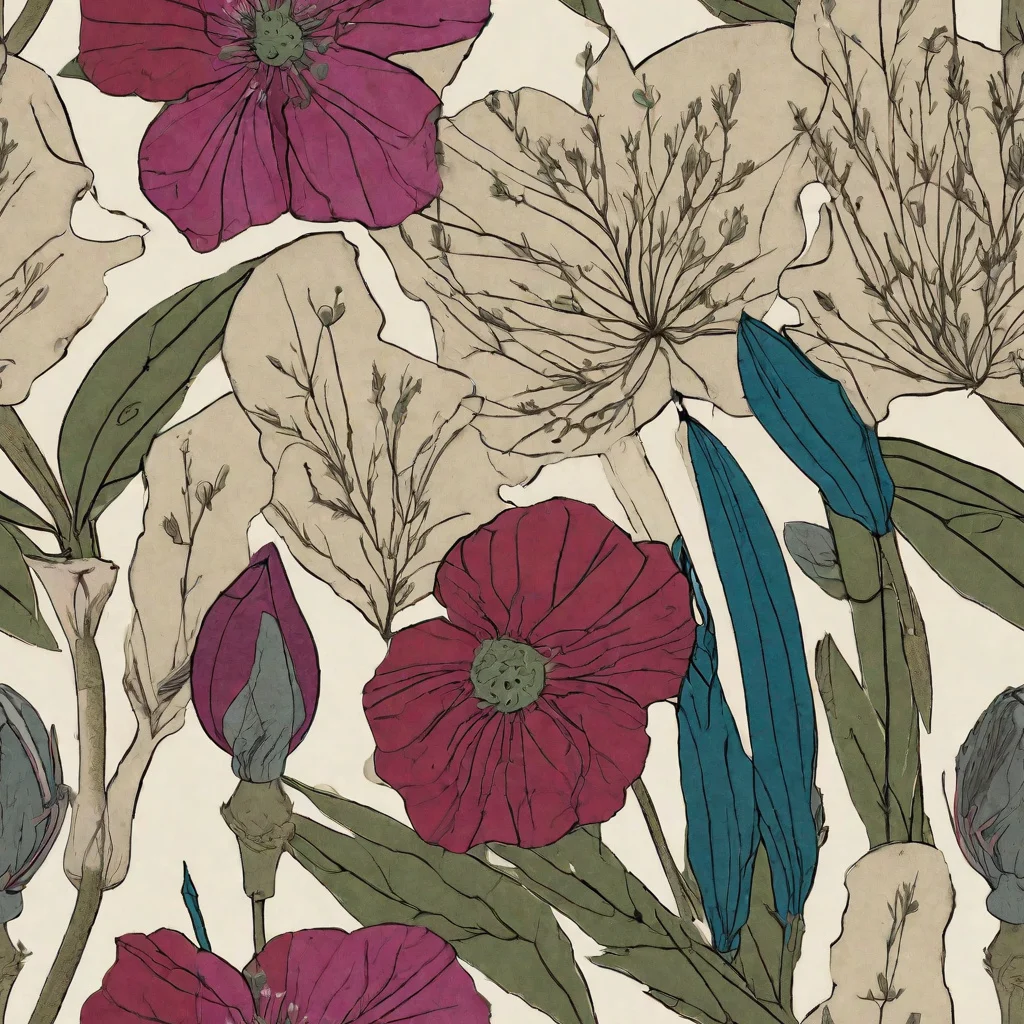 The Poppy Herbarium pattern