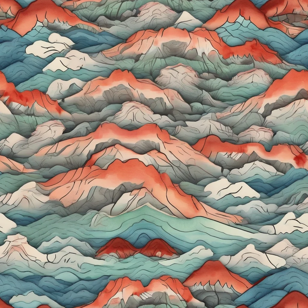 The Coral Alpine pattern