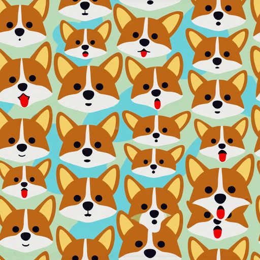 The Corgi Parade pattern