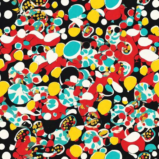 The Neon Mingle pattern