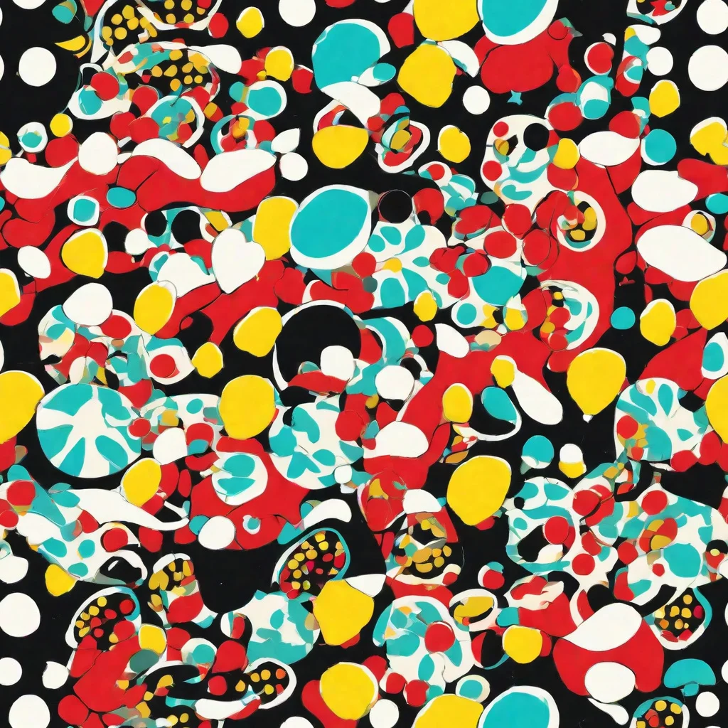 The Neon Mingle pattern