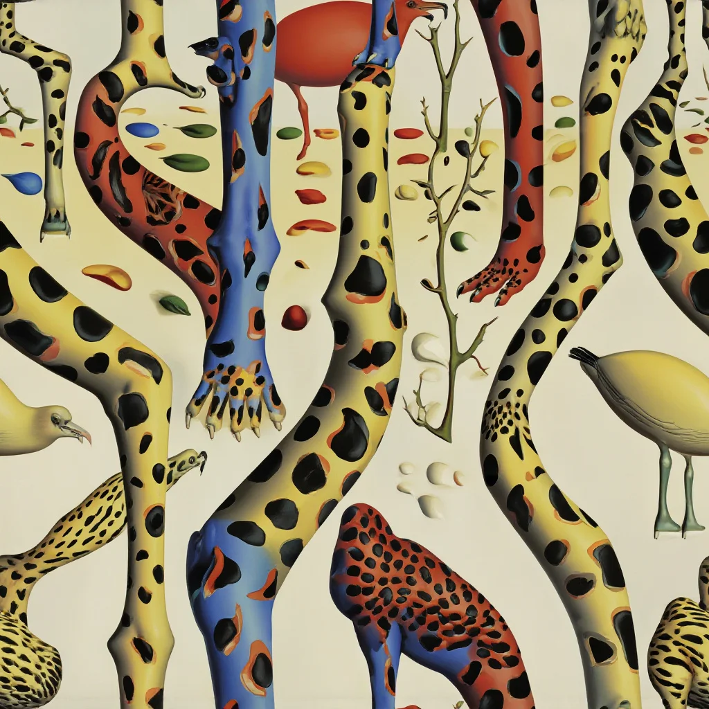 The Giraffe Dreamscape pattern
