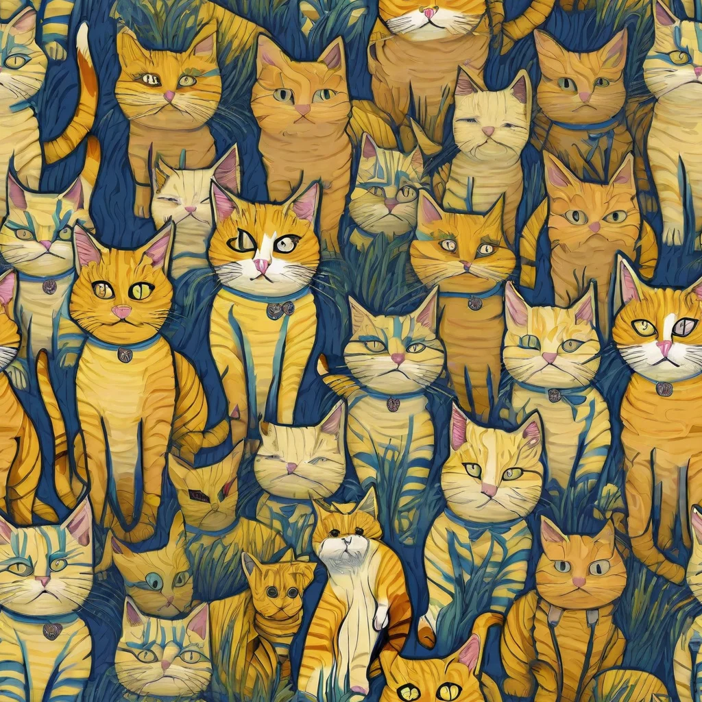 The Velvet Cat Parade pattern