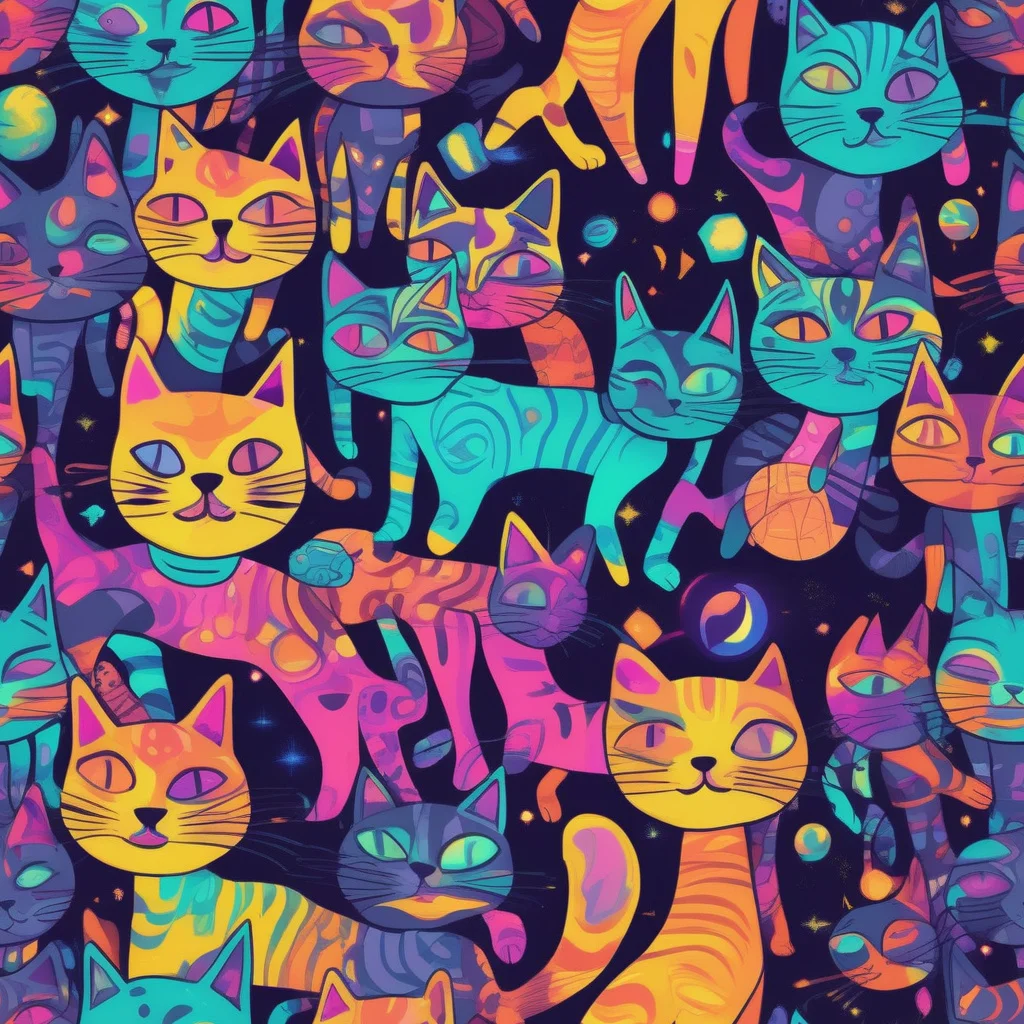 The Astrocat Carnival pattern