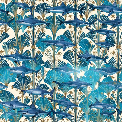 The Art Deco Reef pattern