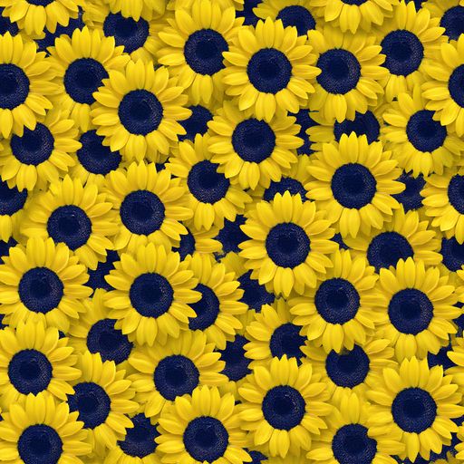 The Midnight Sunflowers pattern