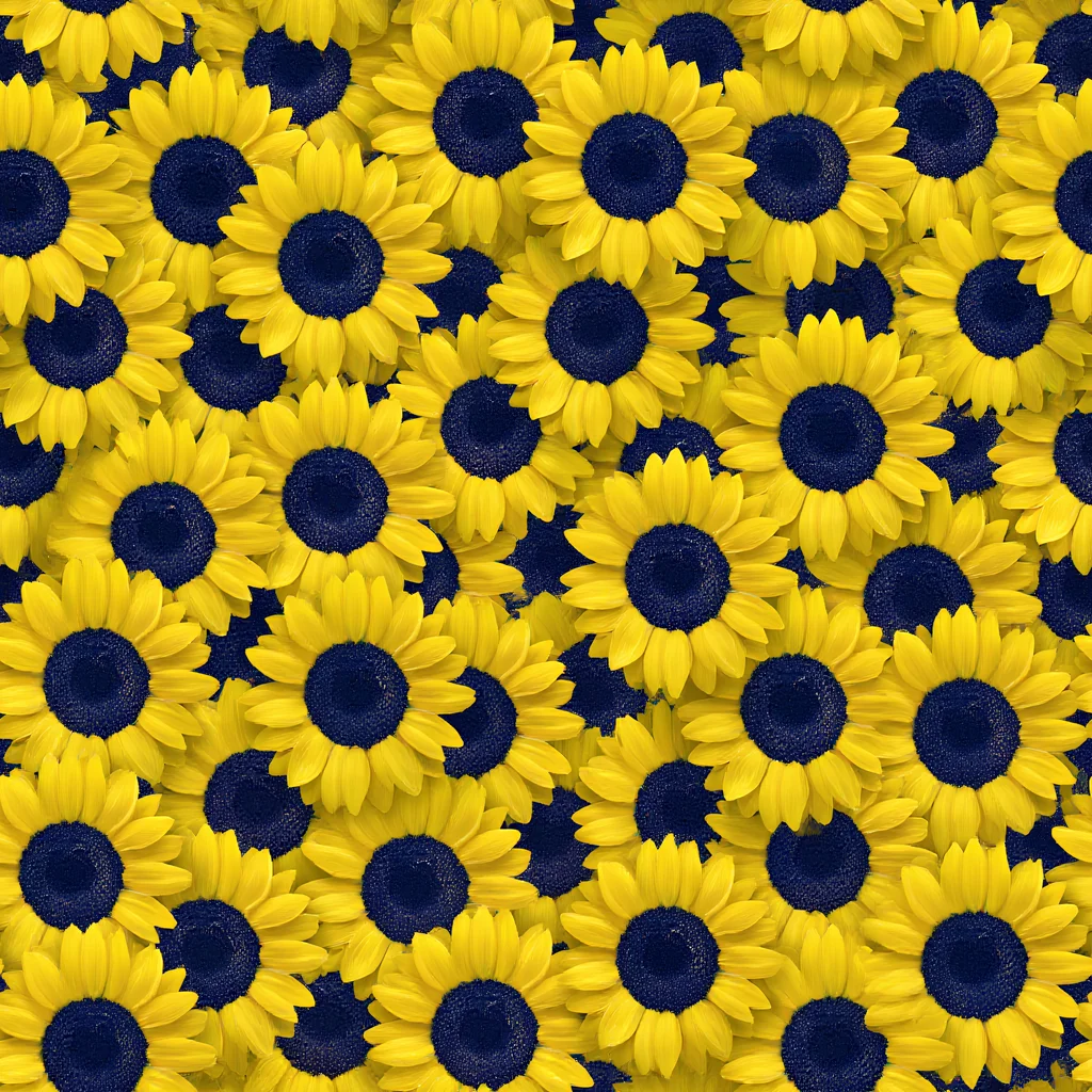 The Midnight Sunflowers pattern