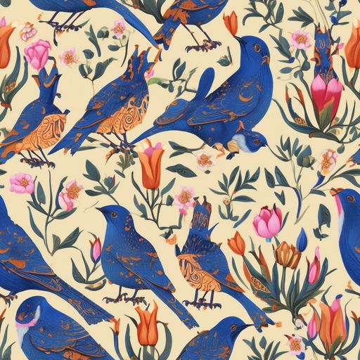 The Cobalt Songbirds pattern