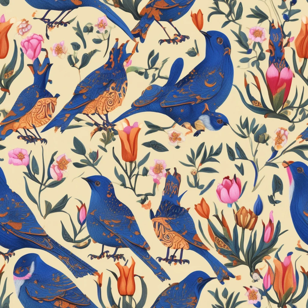 The Cobalt Songbirds pattern