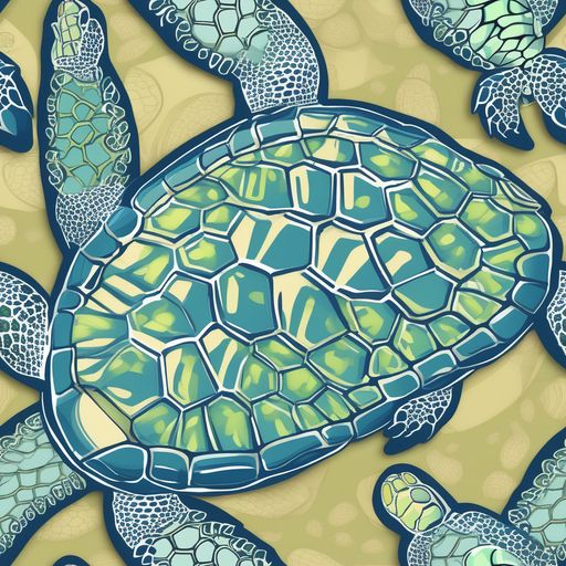 The Sea Glass Tortoises pattern