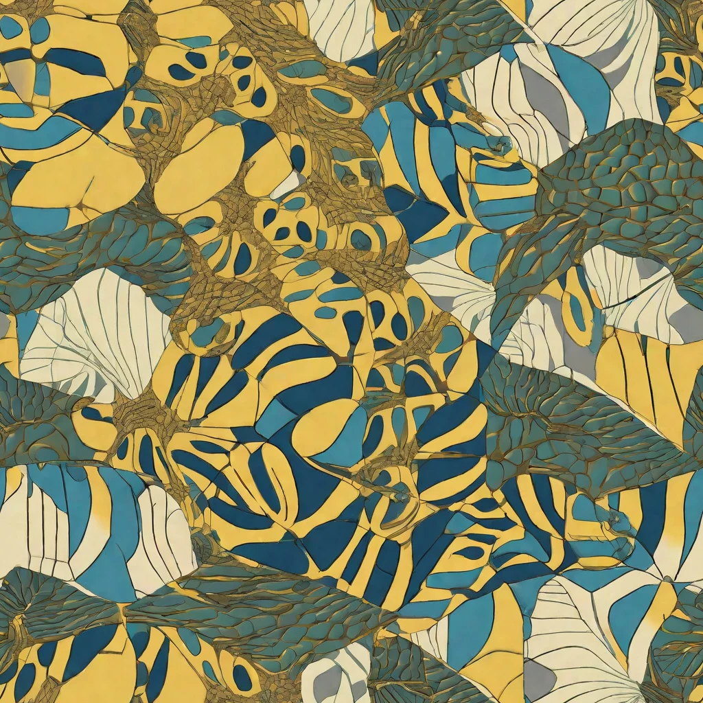 The Gilded Monstera pattern