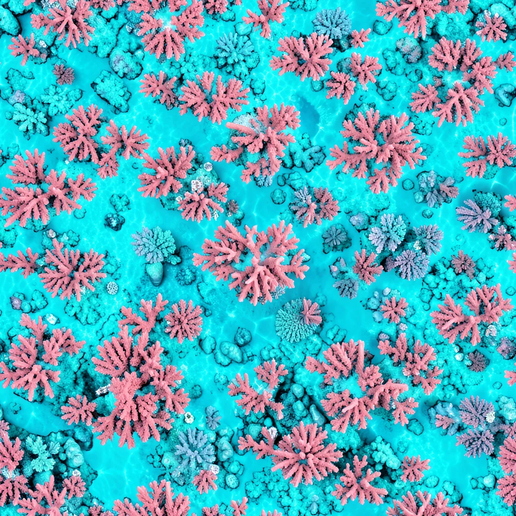 The Aqua Bloom pattern