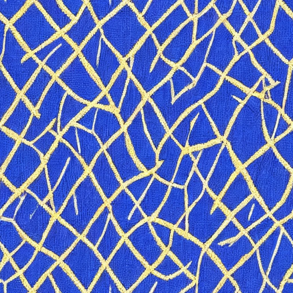 The Cobalt Tangle pattern