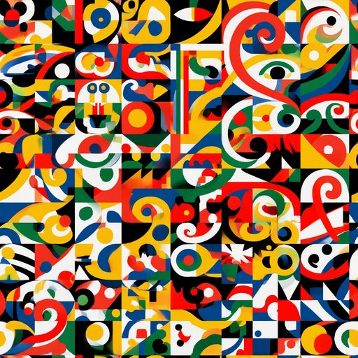 The Electric Arabesque pattern