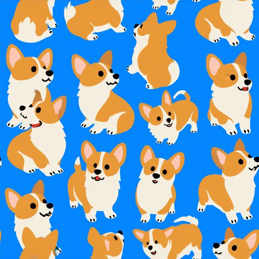 The Blue Ribbon Corgis pattern