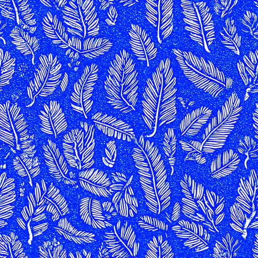 The Azure Fronds pattern