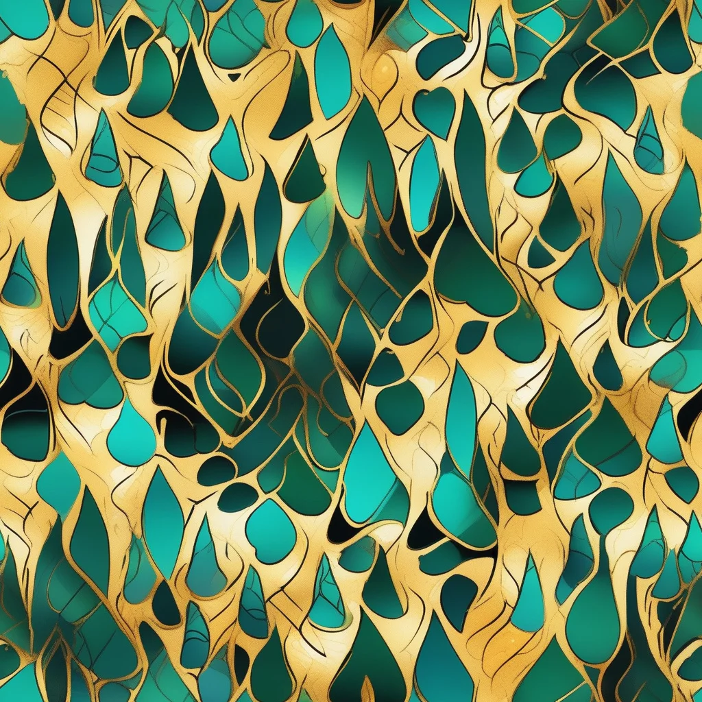 The Gilded Coral pattern