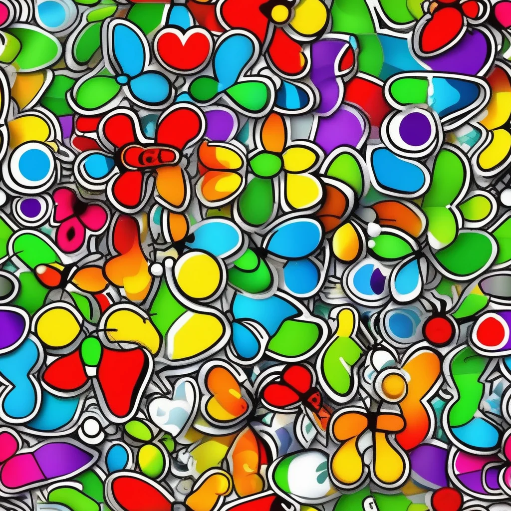 The Neon Petal Parade pattern