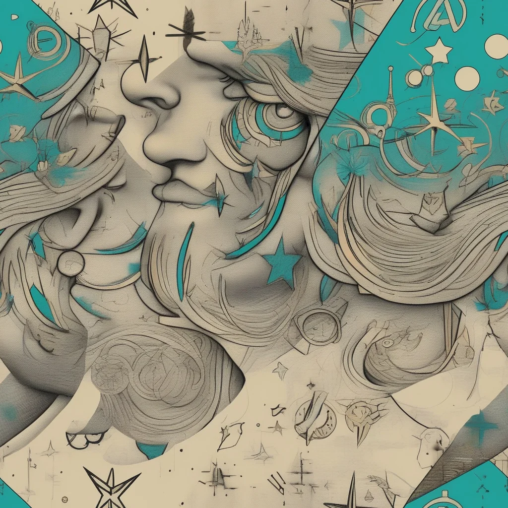 The Turquoise Starlet pattern