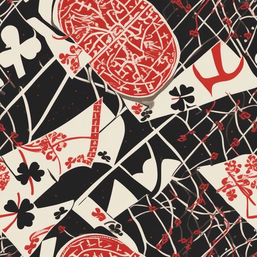 The Red Queen's Shuffle pattern
