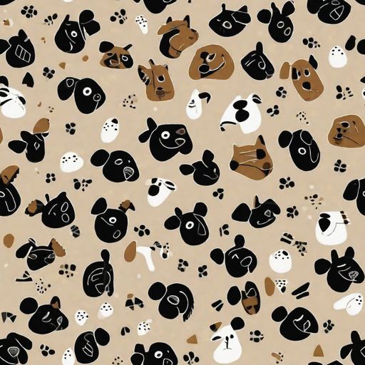 The Pawprint Parade pattern