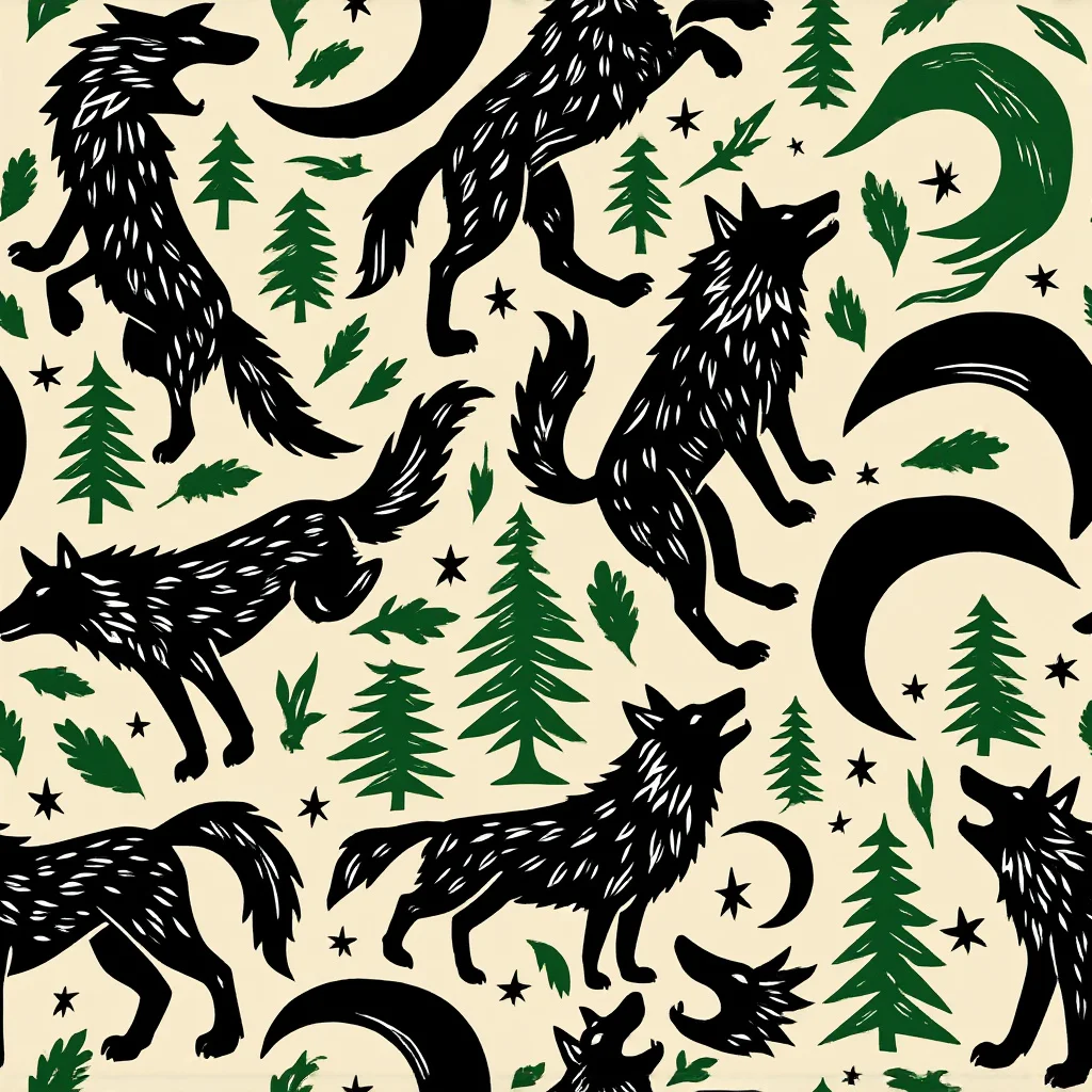The Black Pine Howl pattern