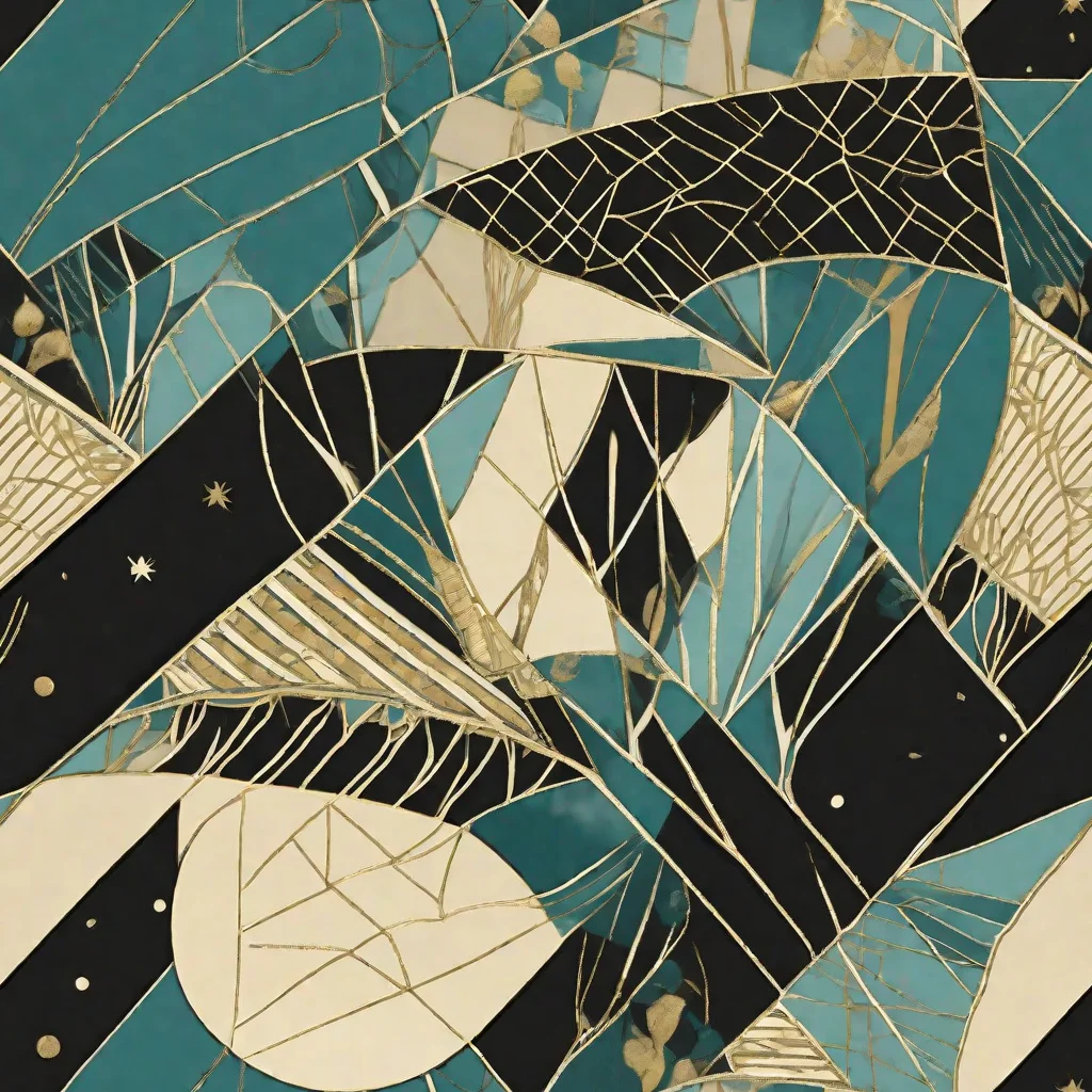 The Teal Noir Mosaic pattern