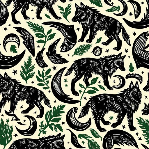 The Midnight Foxglove pattern
