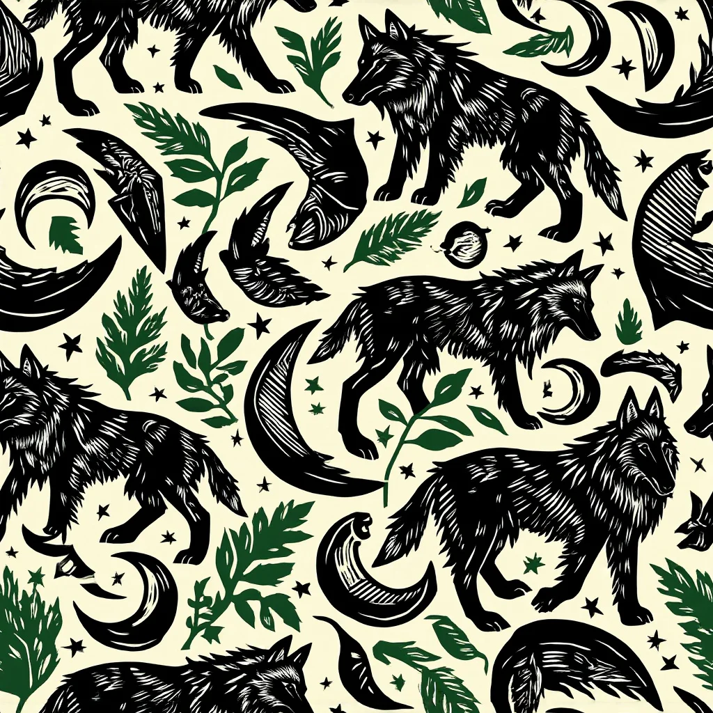 The Midnight Foxglove pattern