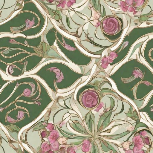The Verdant Arabesque pattern
