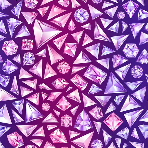 The Pink Crystal Static pattern