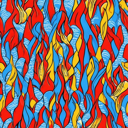 The Flamewater Garden pattern