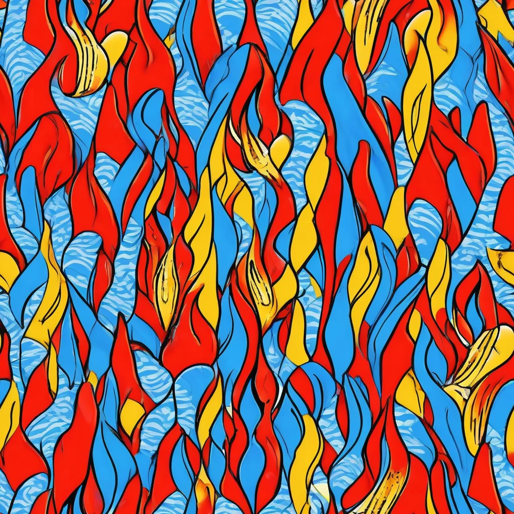The Flamewater Garden pattern