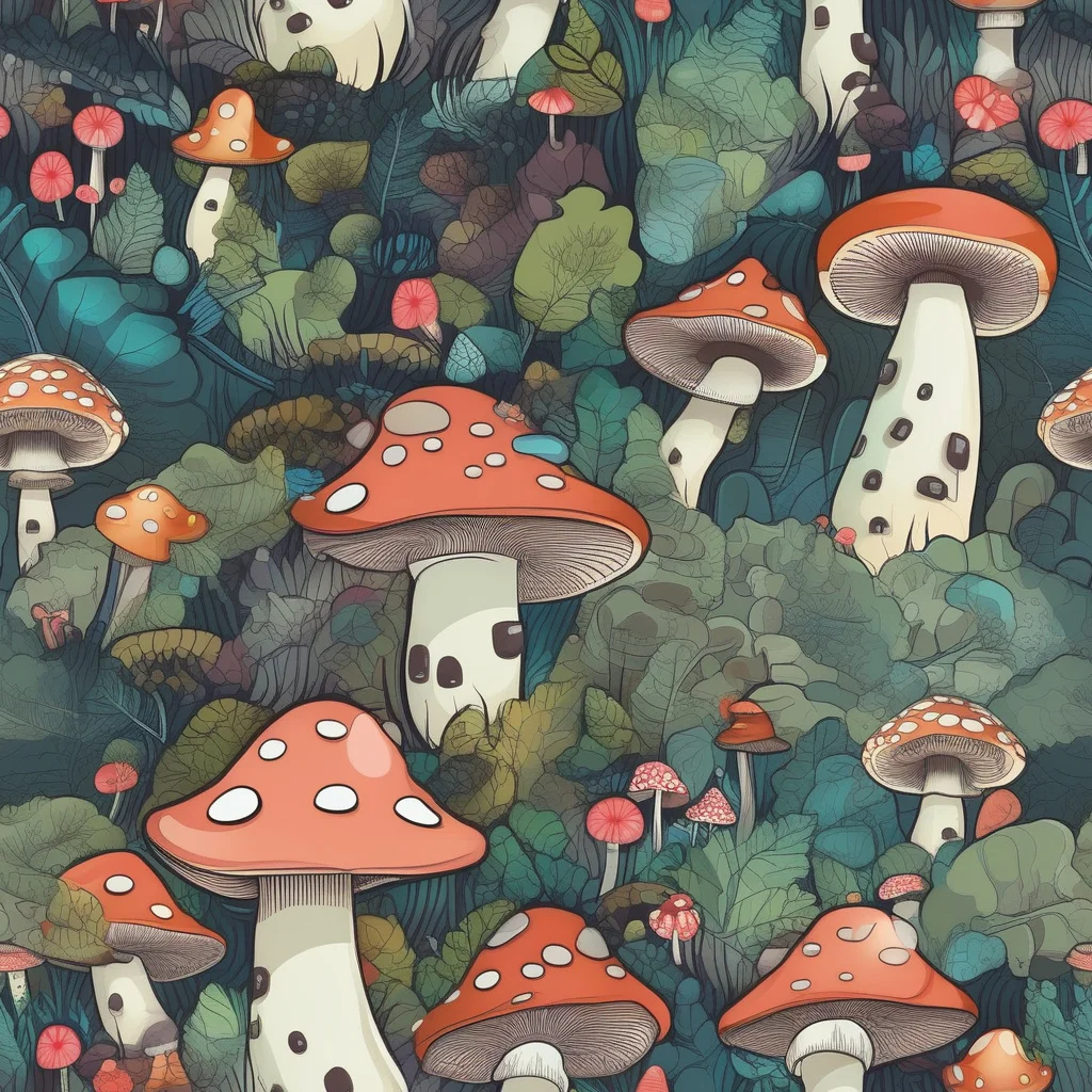 The Toadstool Canopy pattern