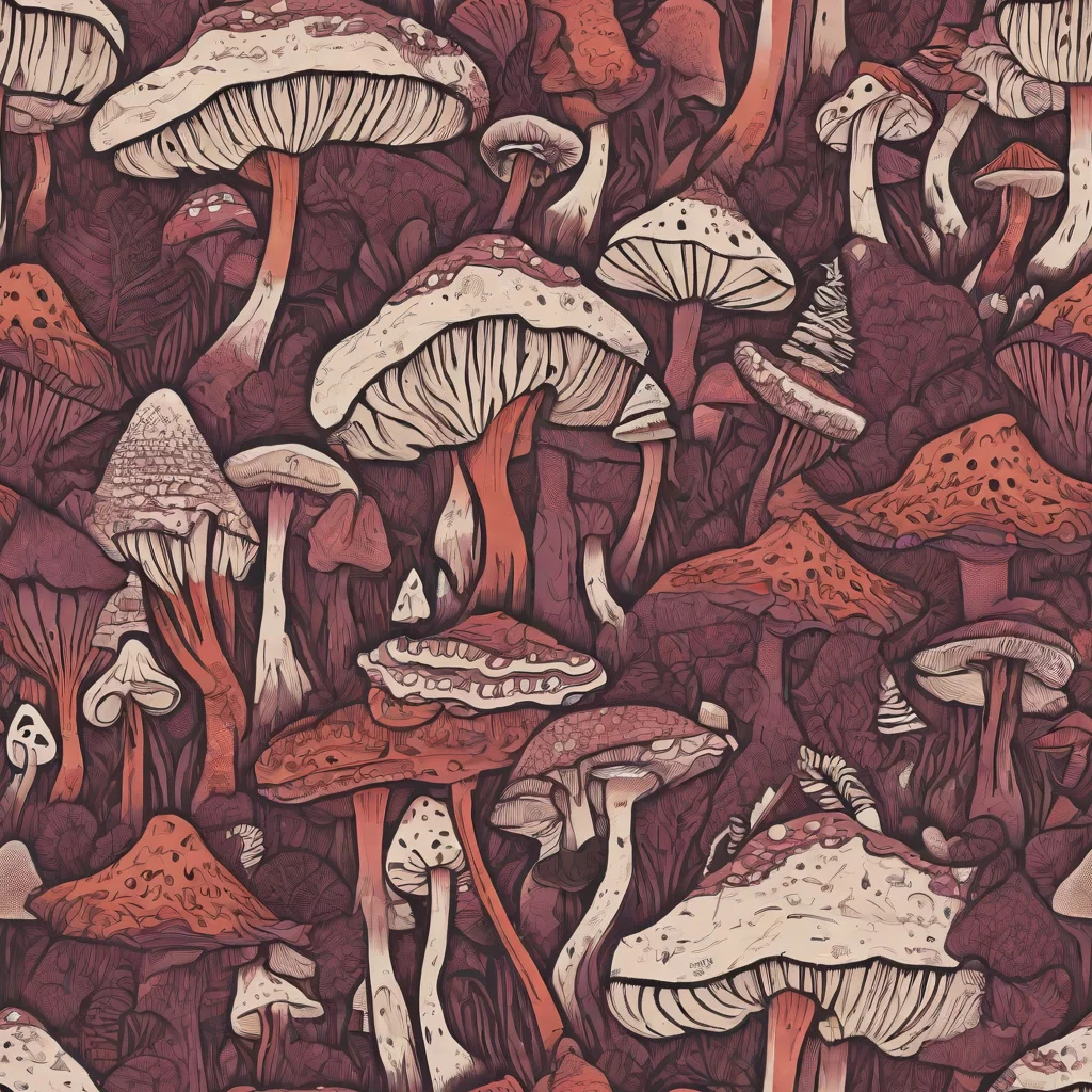 The Crimson Mycelium pattern
