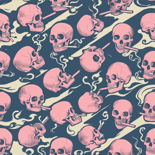 The Pink Smoke Afterlife pattern