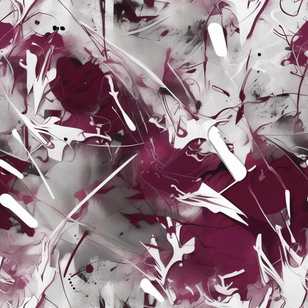 The Burgundy Static pattern