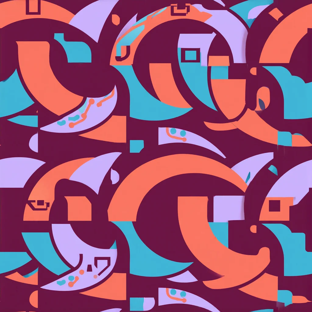 The Electric Nouveau pattern