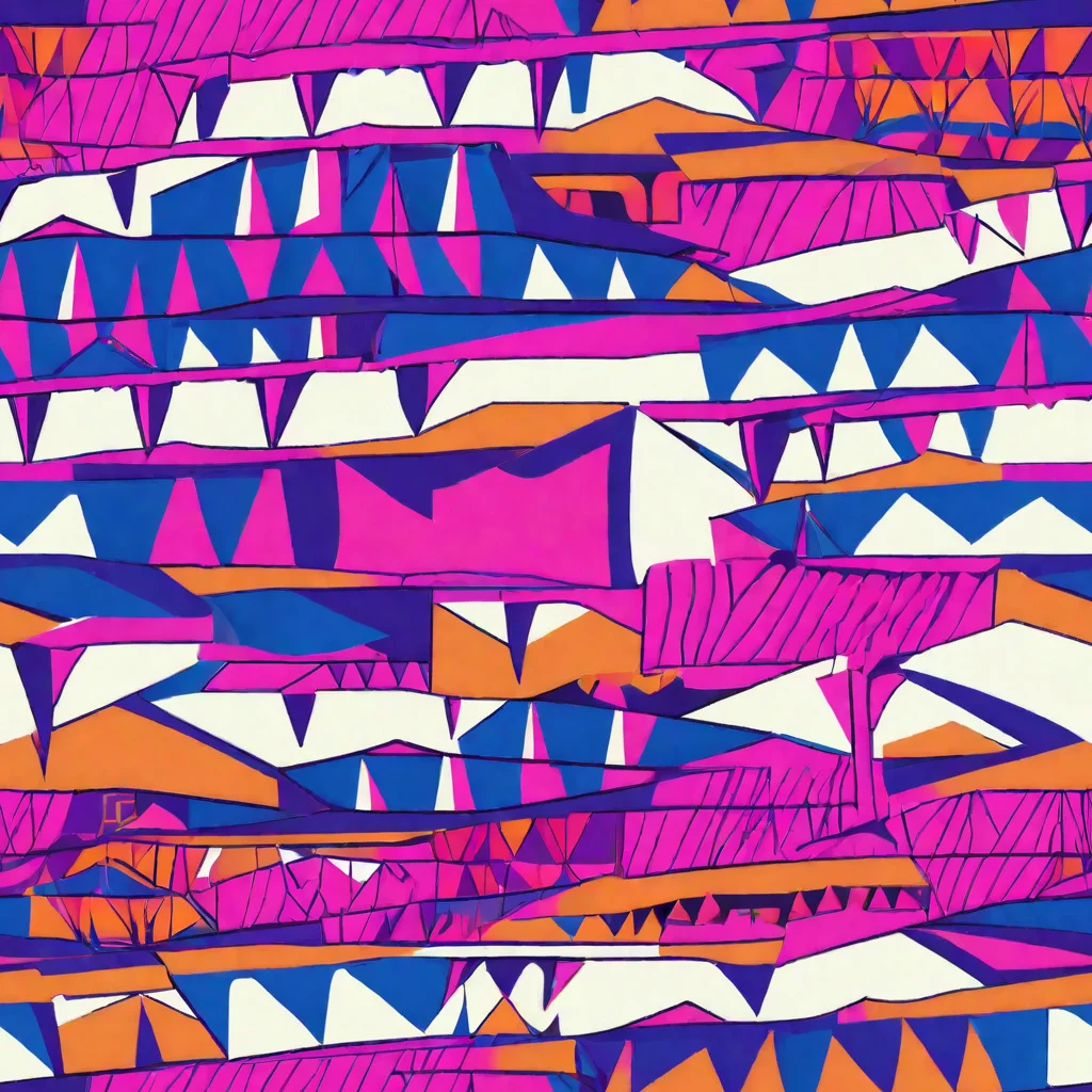 The Neon Canyon pattern